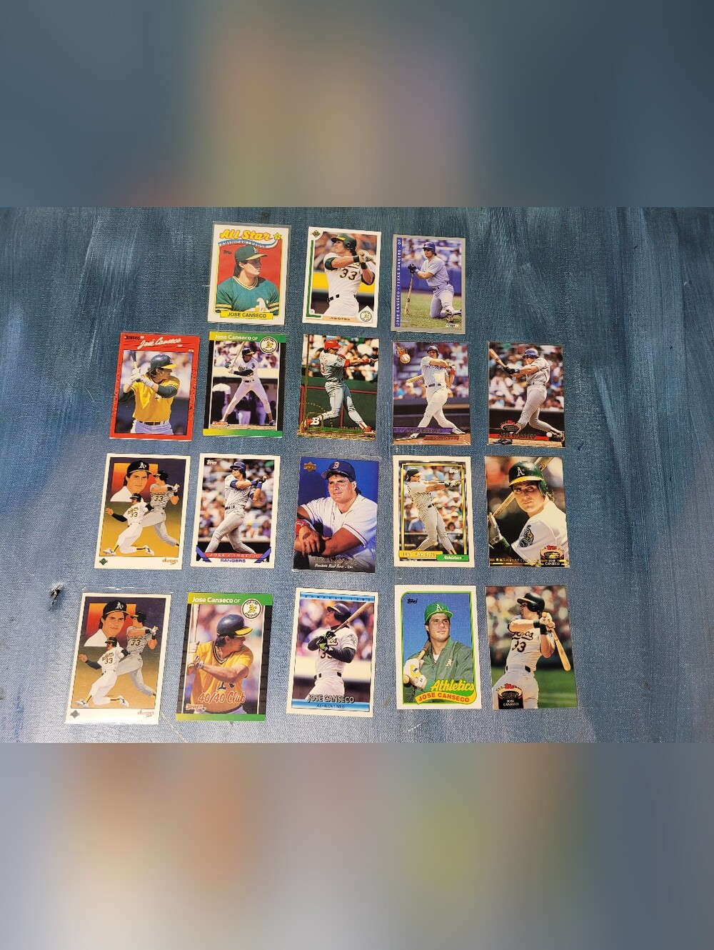 Jose Conseco Baseball  Trading Card Lot